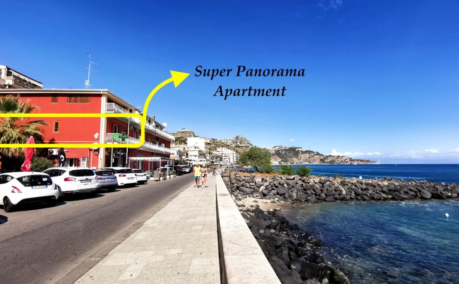 Super Panorama & Astonishing Apartment Seaview Giardini Naxos Exteriér fotografie