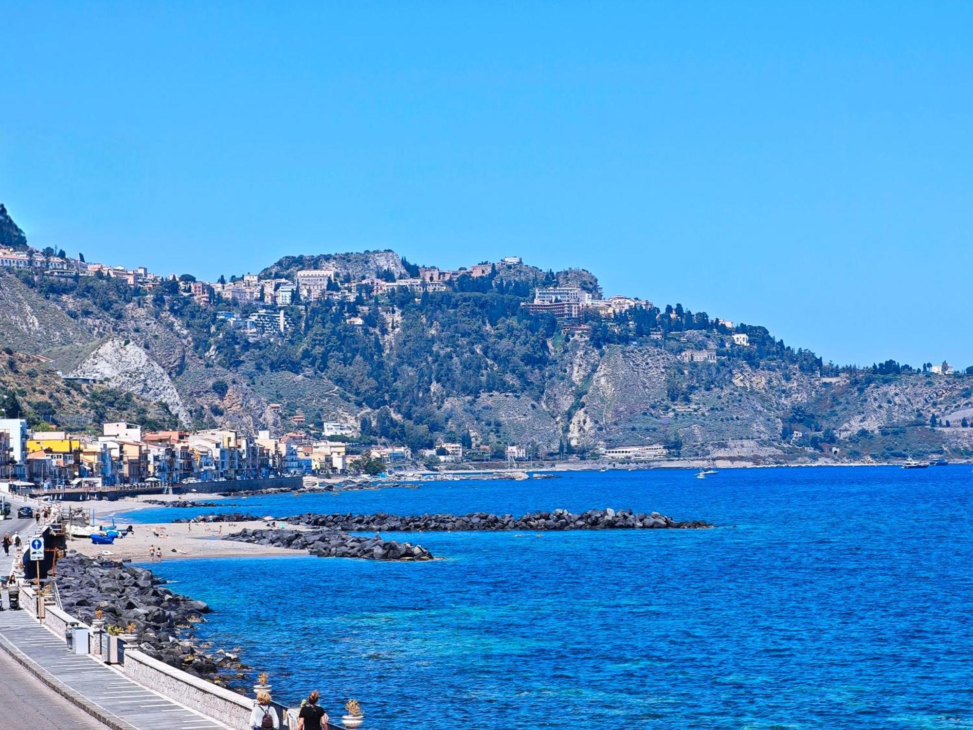 Super Panorama & Astonishing Apartment Seaview Giardini Naxos Exteriér fotografie